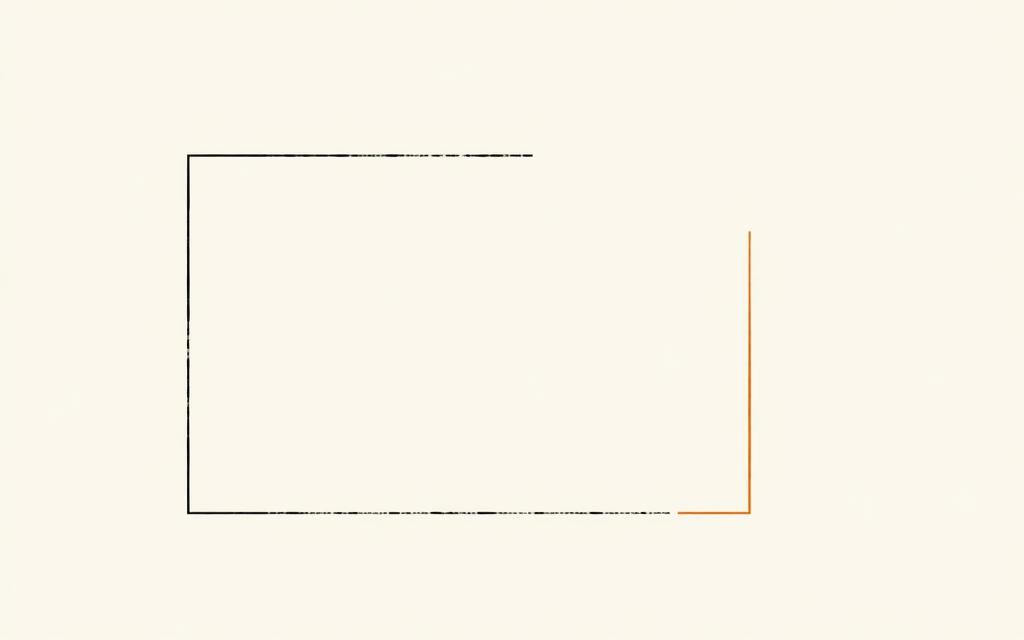Abstract line drawing of a written review document